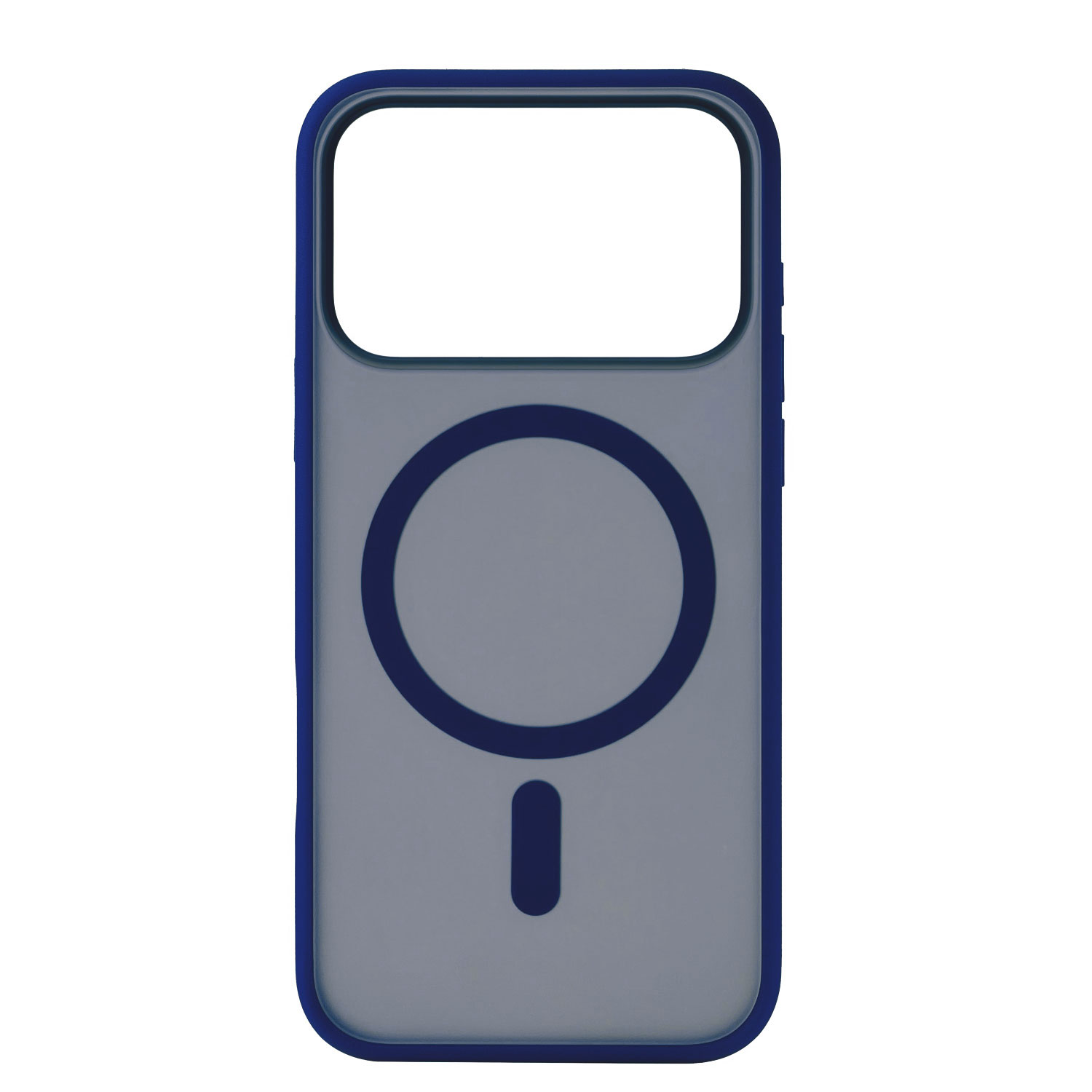 На фото изображено Чехол защитный uBear Cloud Mag Case для iPhone 17 Pro, MagSafe, синий