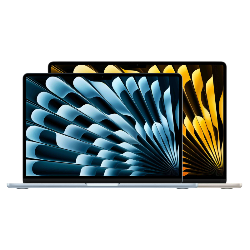 На фото изображено Apple MacBook Air 13" (M5, 10C / 10C, 2026) 16 ГБ, 512 ГБ SSD, Небесно-голубой