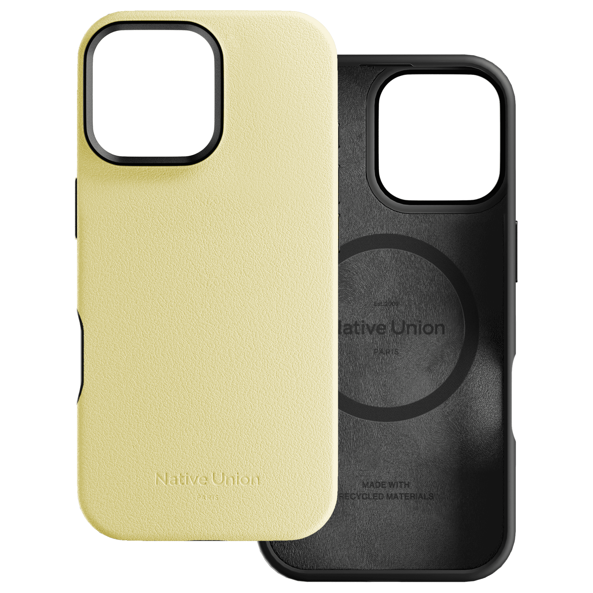 Чехол Native Union Active Case MagSafe для iPhone 16 Pro Max, лимон