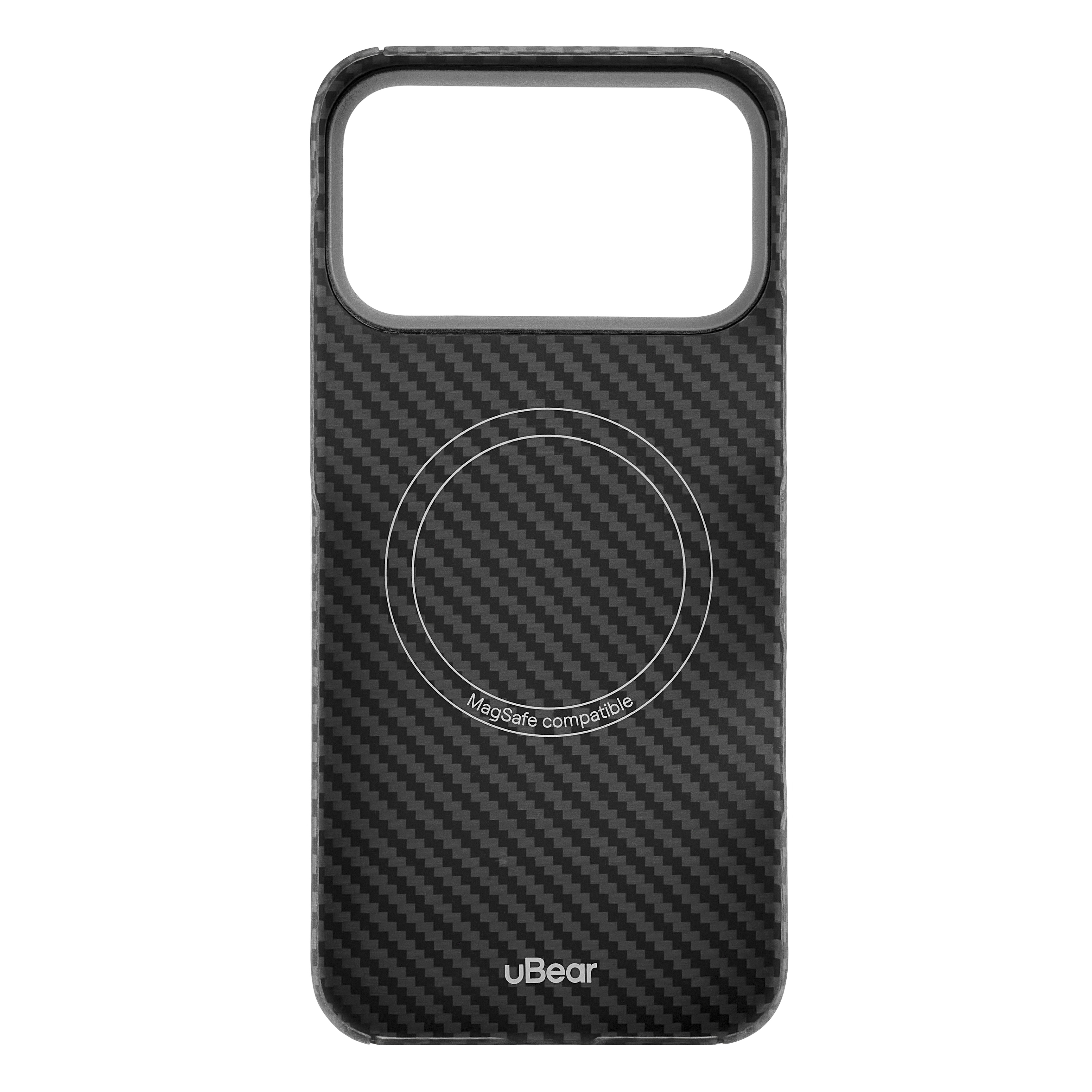 На фото изображено Чехол защитный uBear Supreme Case для iPhone 17 Pro Max, черный