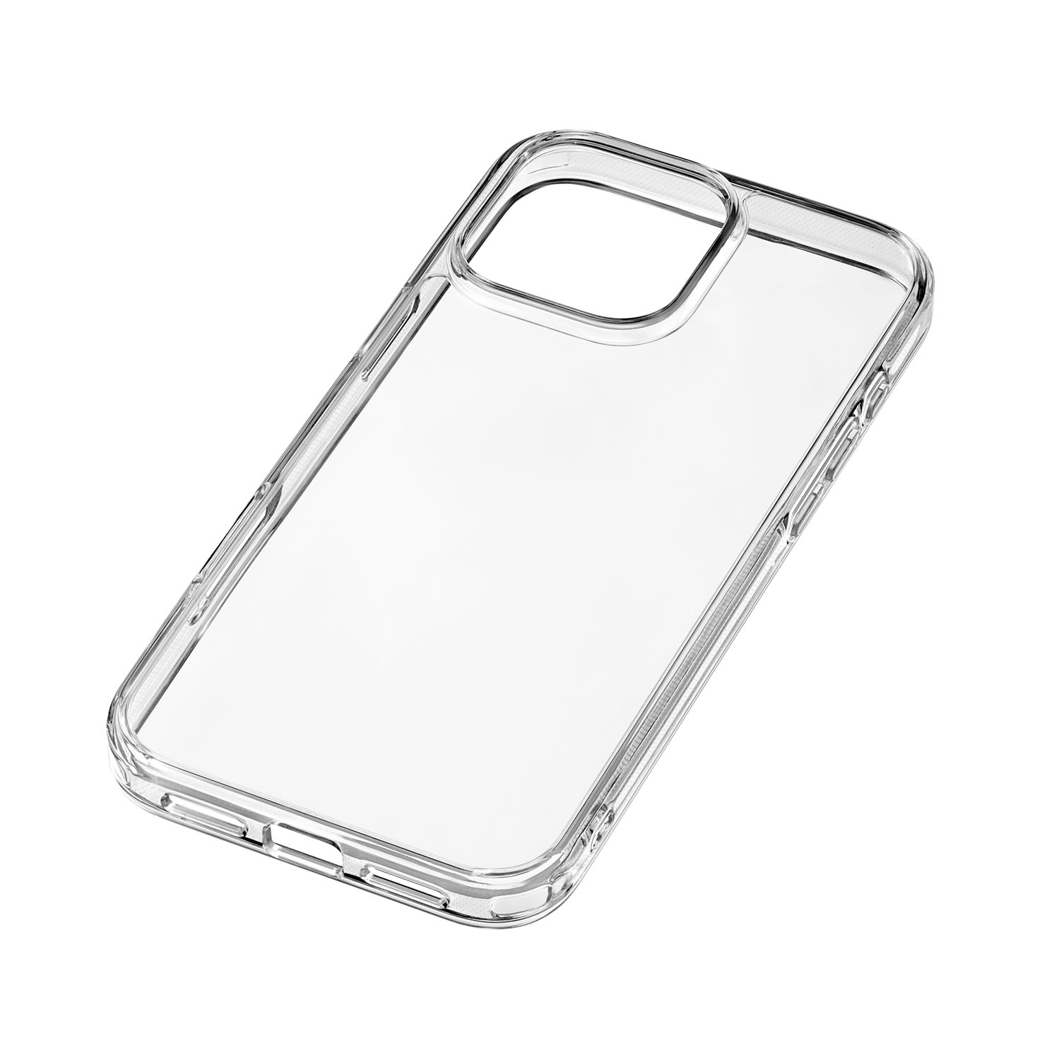 На фото изображено Чехол защитный uBear Real Case для iPhone 16 Pro Max, усиленный, прозрачный