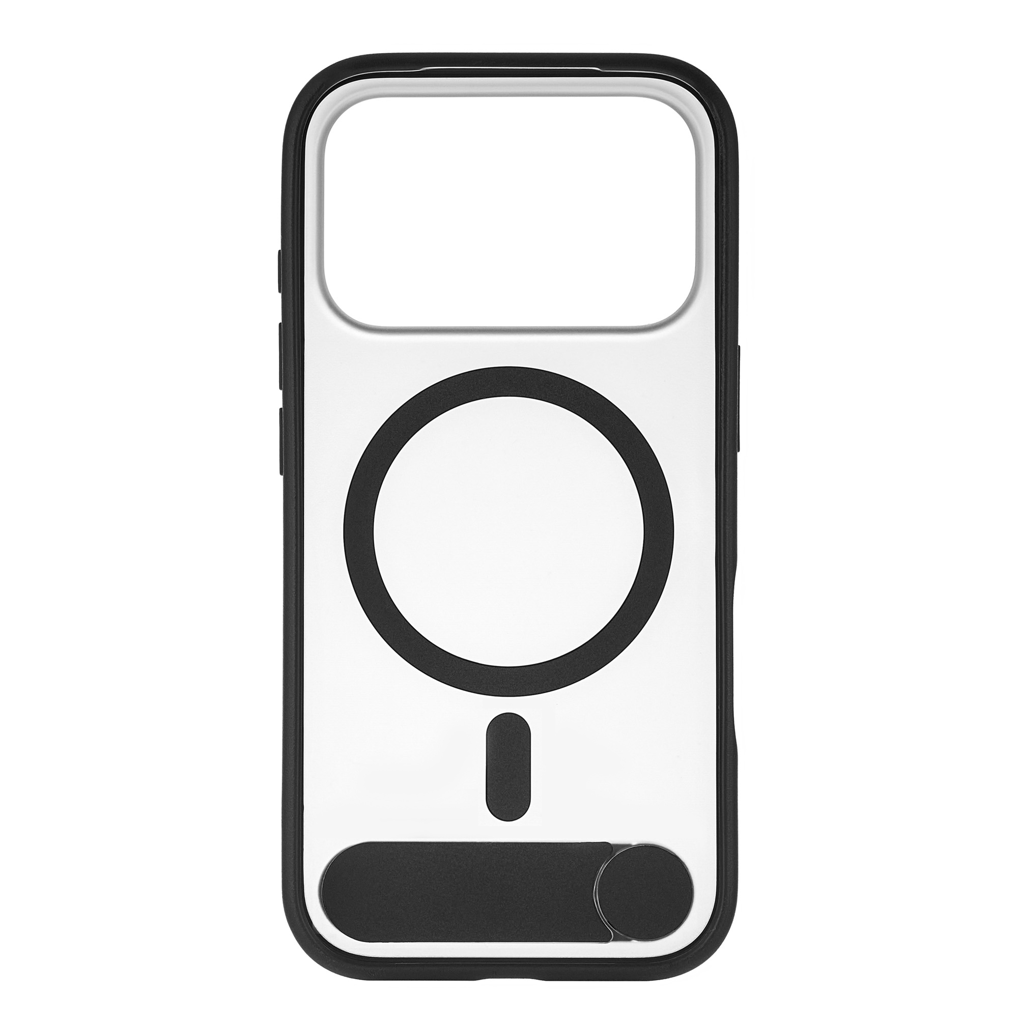 На фото изображено Чехол защитный uBear Stand 360° Mag Case для iPhone 17 Pro, черный