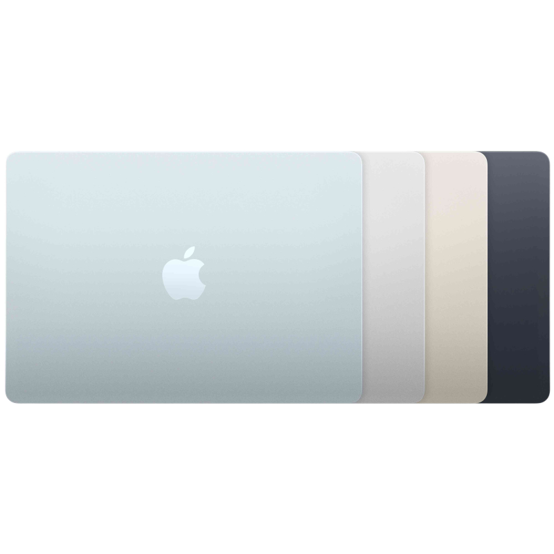 На фото изображено Apple MacBook Air 13" (M5, 10C / 8C, 2026) 16 ГБ, 512 ГБ SSD, Полуночный черный