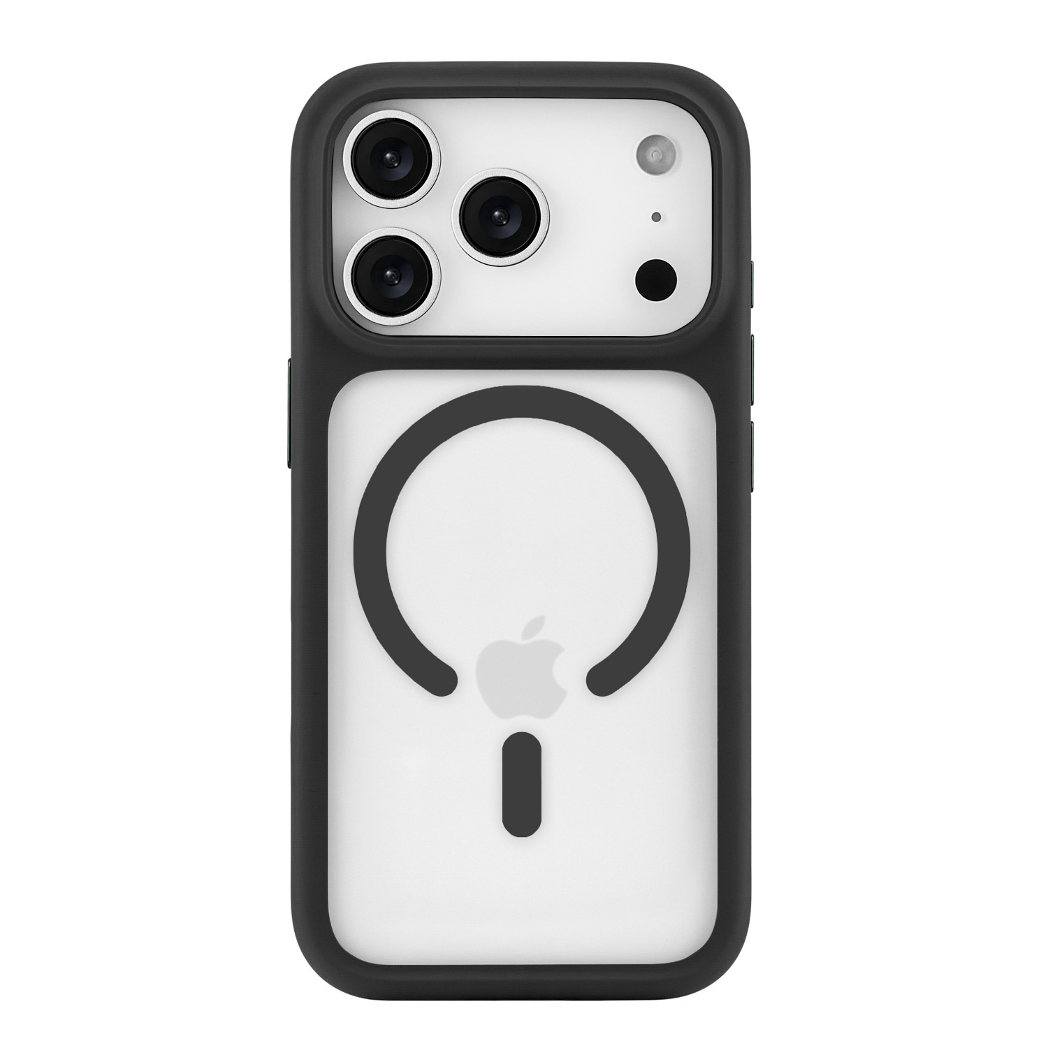 На фото изображено Чехол защитный uBear Shade Case для iPhone 17 Pro, чёрный