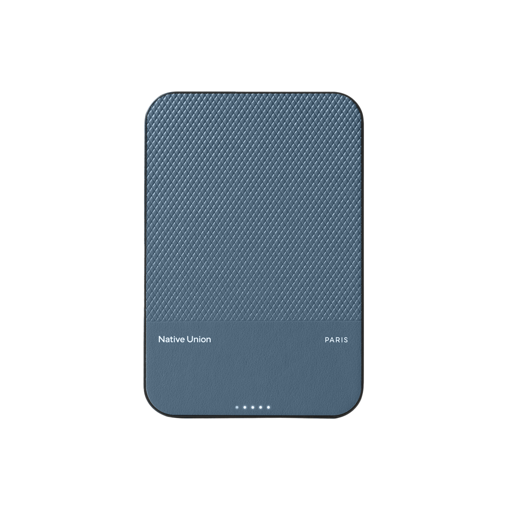 Внешний аккумулятор MagSafe Native Union (Re)Classic Power Bank 5000mAh, синий