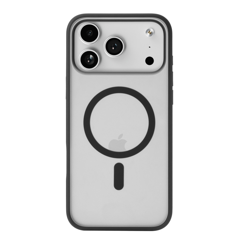 Фото Чехол защитный uBear Cloud Mag Case для iPhone 17 Pro Max, MagSafe, черный На фото изображено Чехол защитный uBear Cloud Mag Case для iPhone 17 Pro Max, MagSafe, черный