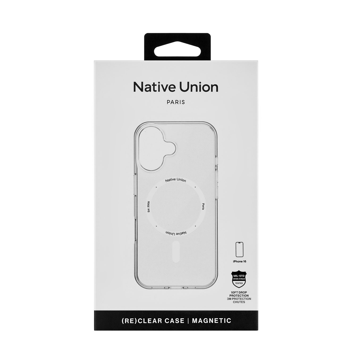 Чехол Native Union (RE)Classic Case MagSafe для iPhone 16, прозрачный