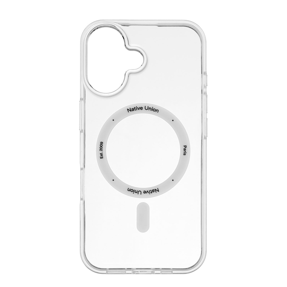 Чехол Native Union (RE)Classic Case MagSafe для iPhone 16, прозрачный Чехол Native Union (RE)Classic Case MagSafe для iPhone 16, прозрачный