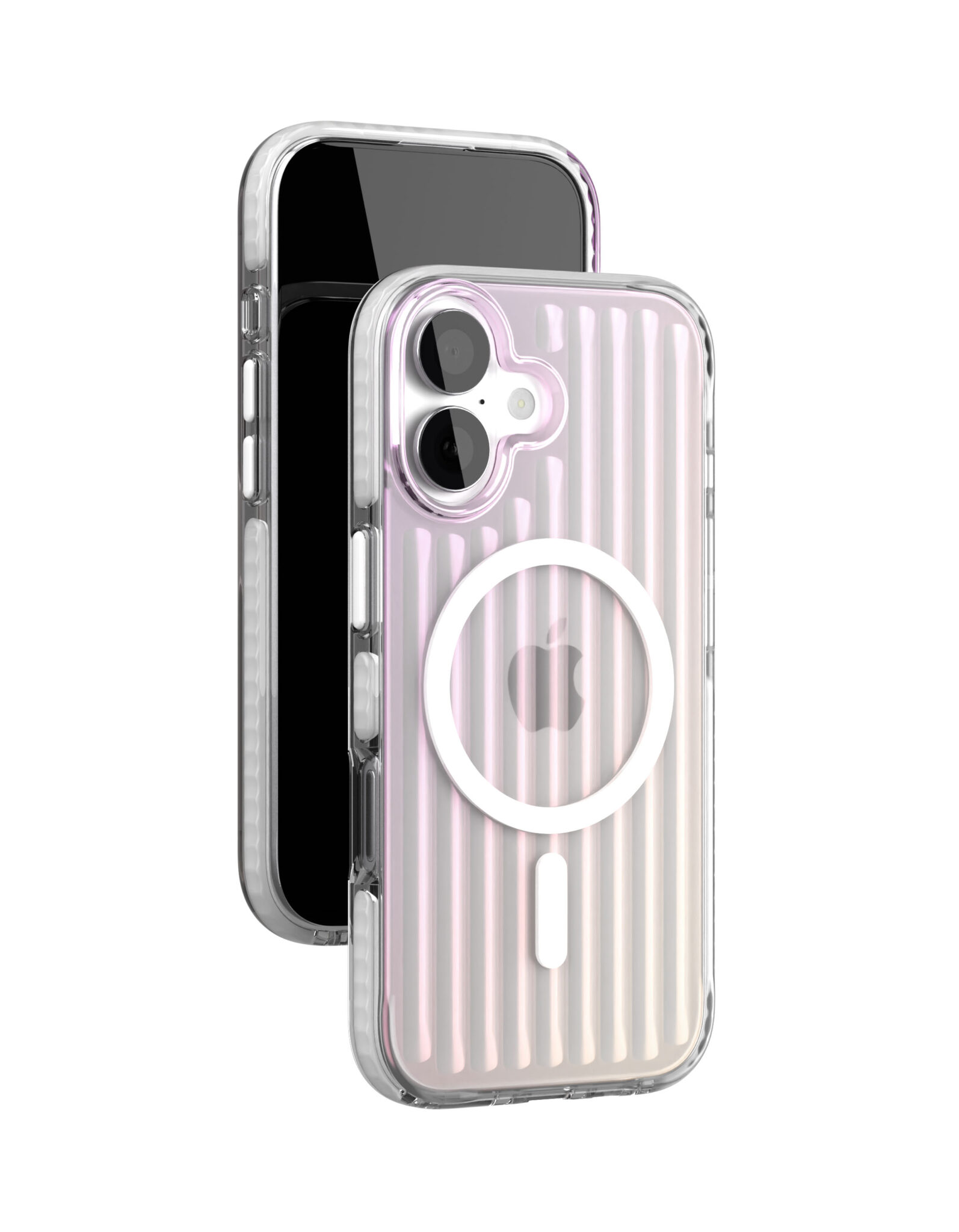 Фото Чехол защитный VLP Pulse Case с MagSafe для iPhone 17, перламутровый На фото изображено Чехол защитный VLP Pulse Case с MagSafe для iPhone 17, перламутровый