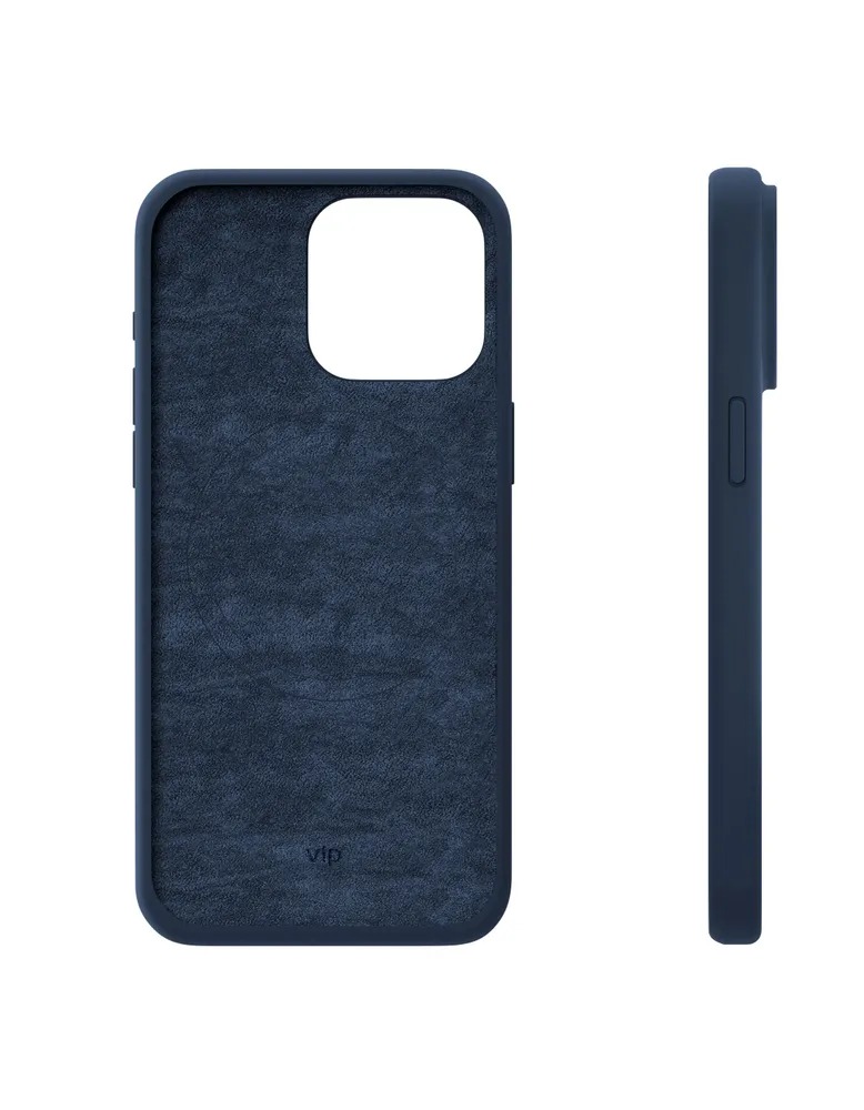 Чехол защитный VLP Aster Case с MagSafe для iPhone 15 Pro, темно-синий