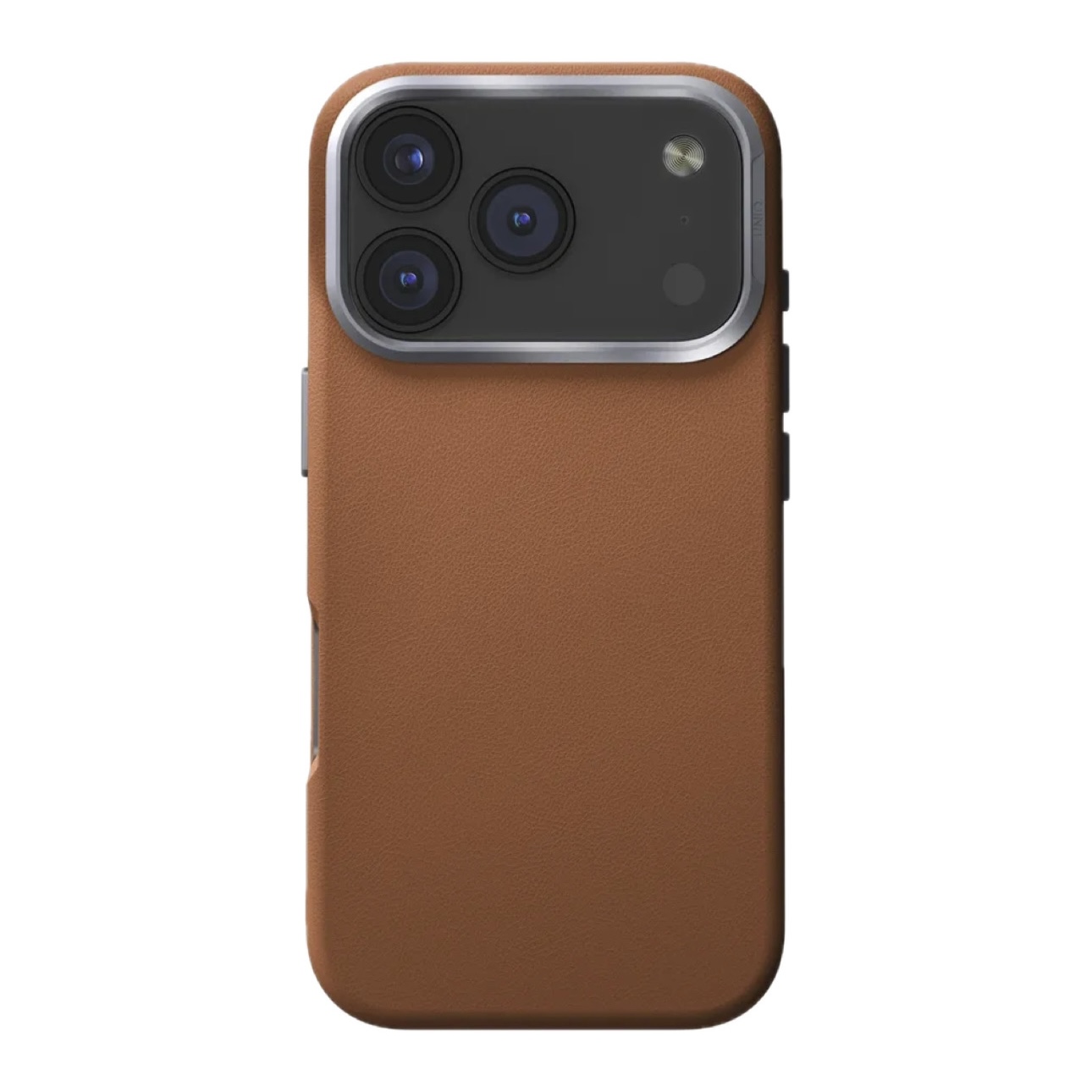 На фото изображено Чехол Uniq Lyden Magsafe для iPhone 17 Pro, коричневый