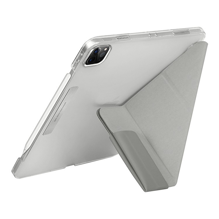 Чехол Uniq для iPad Pro 12,9" (2022/21) Camden Anti-microbial, серый
