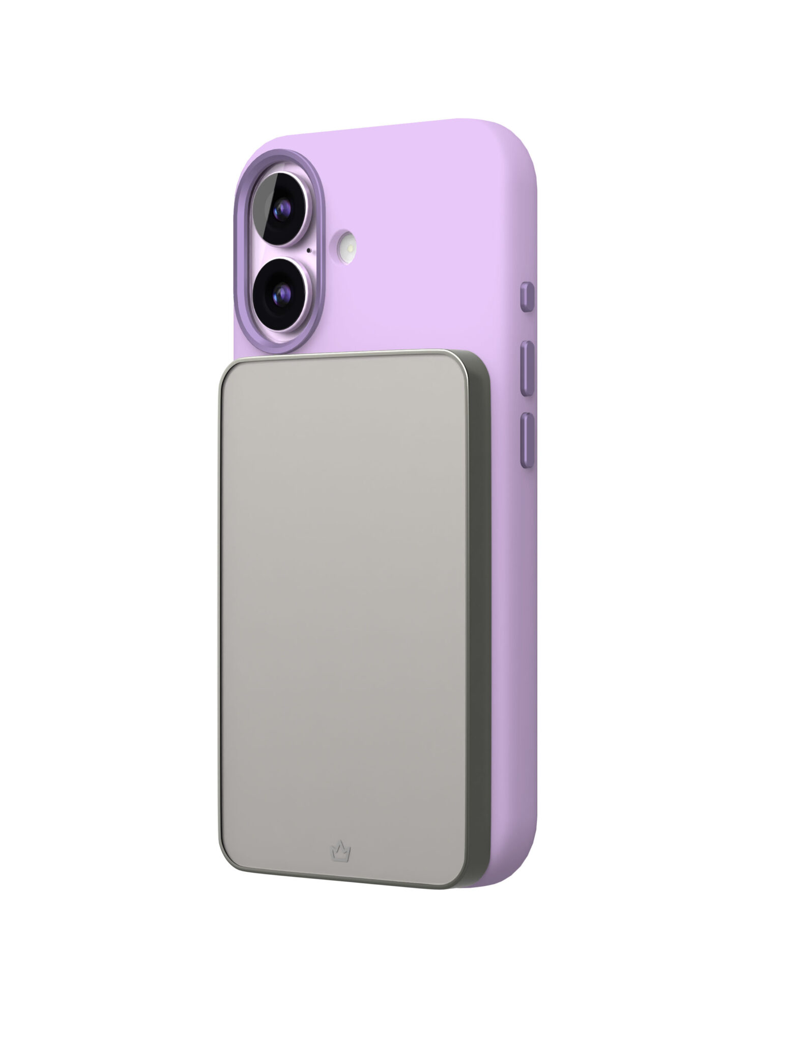 На фото изображено Чехол защитный VLP Aster Pro Case с MagSafe для iPhone 17, лавандовый