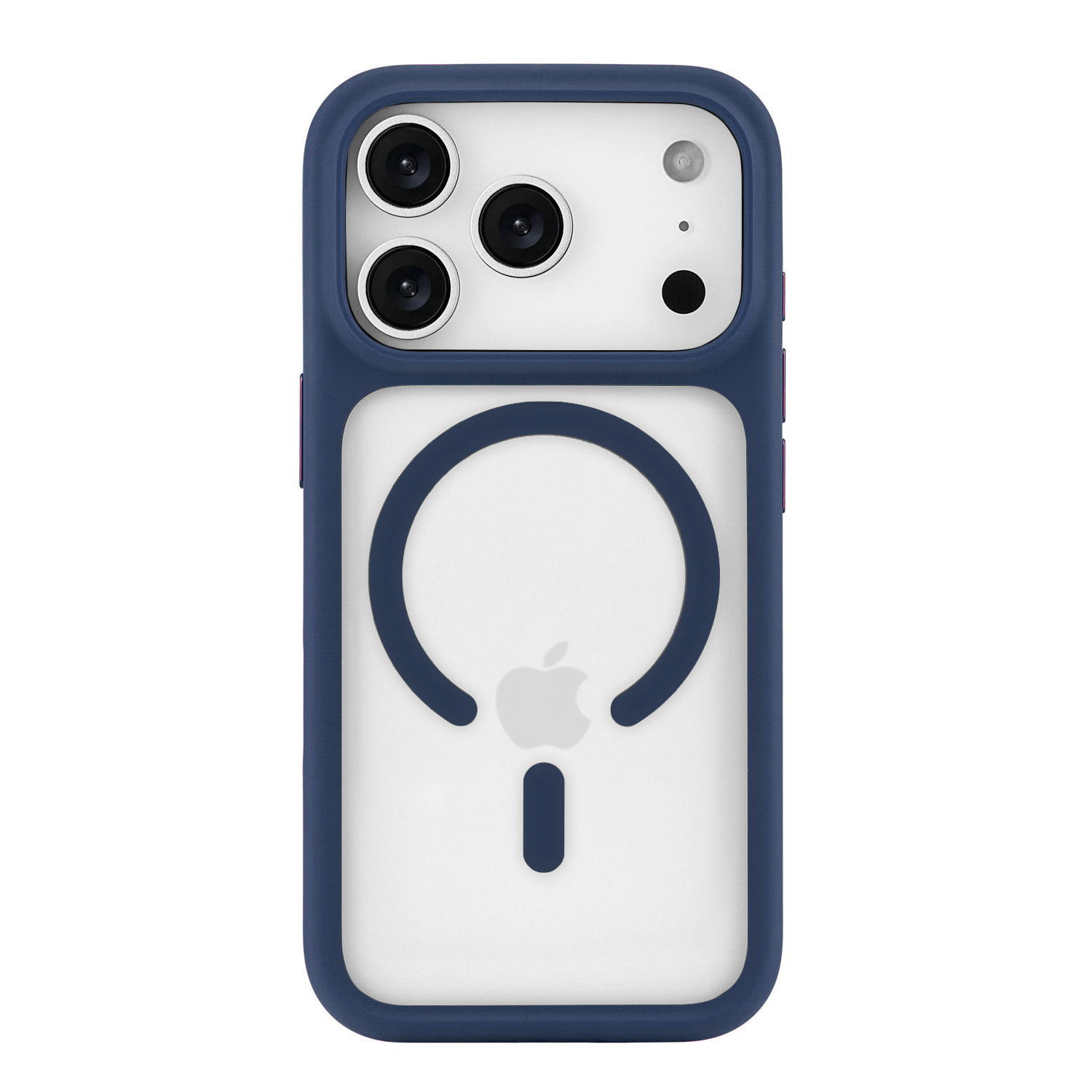 На фото изображено Чехол защитный uBear Shade Case для iPhone 17 Pro, синий