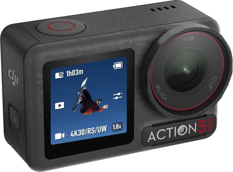 На фото изображено Экшн-камера DJI Osmo Action 5 Pro Adventure Combo