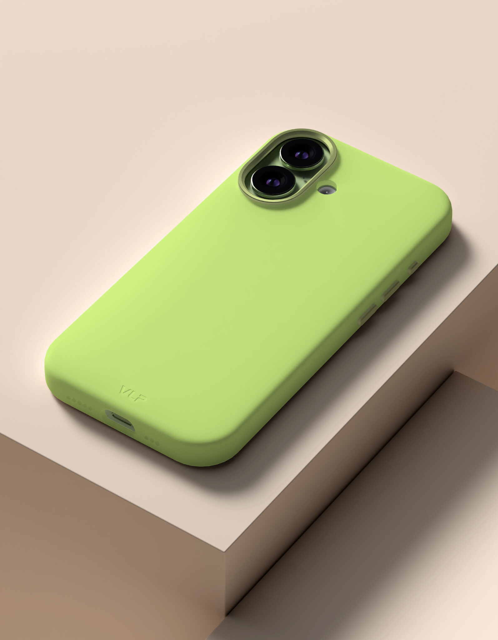 Фото Чехол защитный VLP Aster Pro Case с MagSafe для iPhone 17, лайм На фото изображено Чехол защитный VLP Aster Pro Case с MagSafe для iPhone 17, лайм