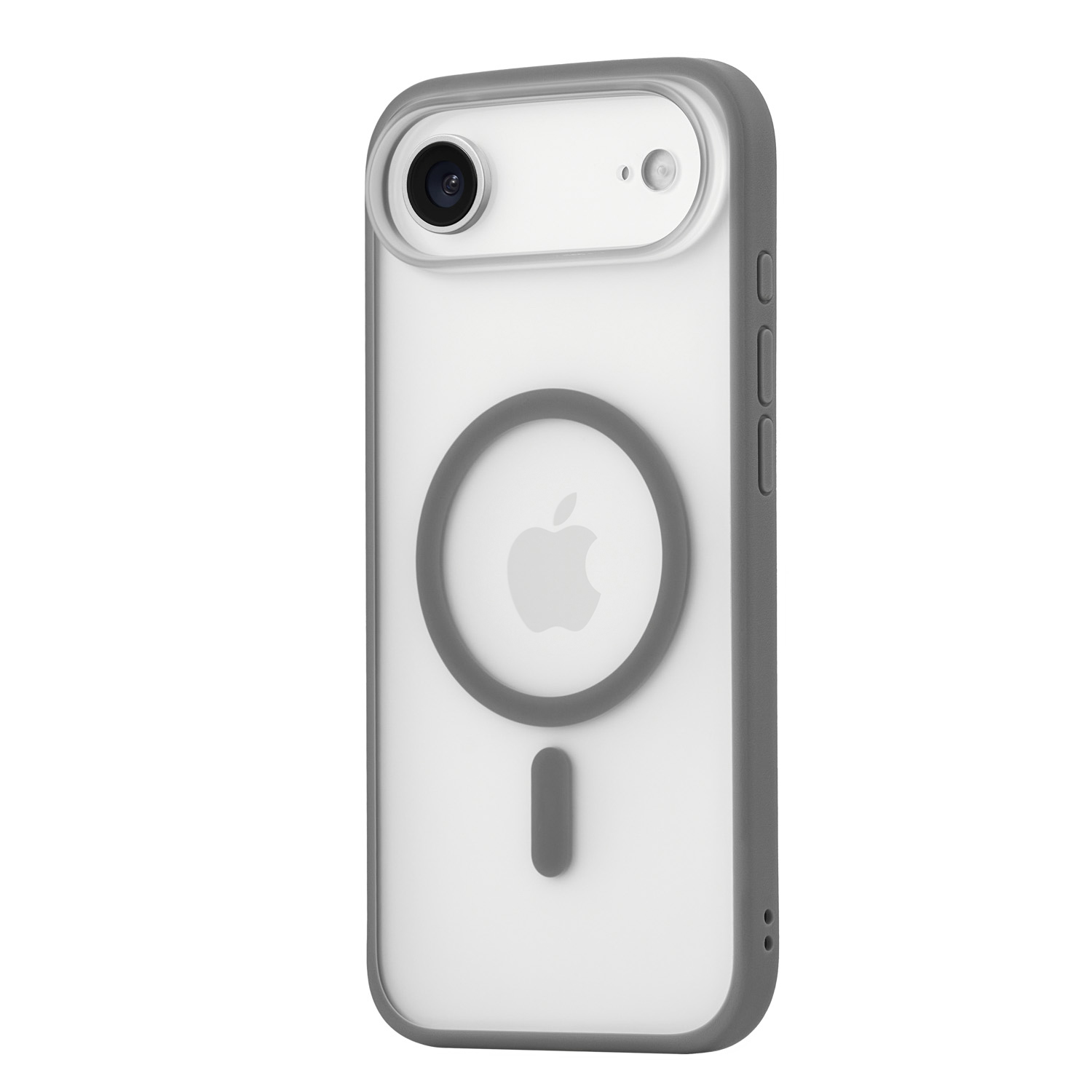 Фото Чехол защитный uBear Cloud Mag Case для iPhone Air, серый На фото изображено Чехол защитный uBear Cloud Mag Case для iPhone Air, серый