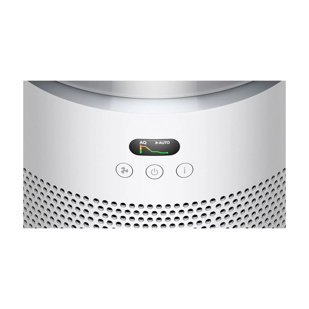 На фото изображено Очиститель воздуха Dyson HushJet, серебристый