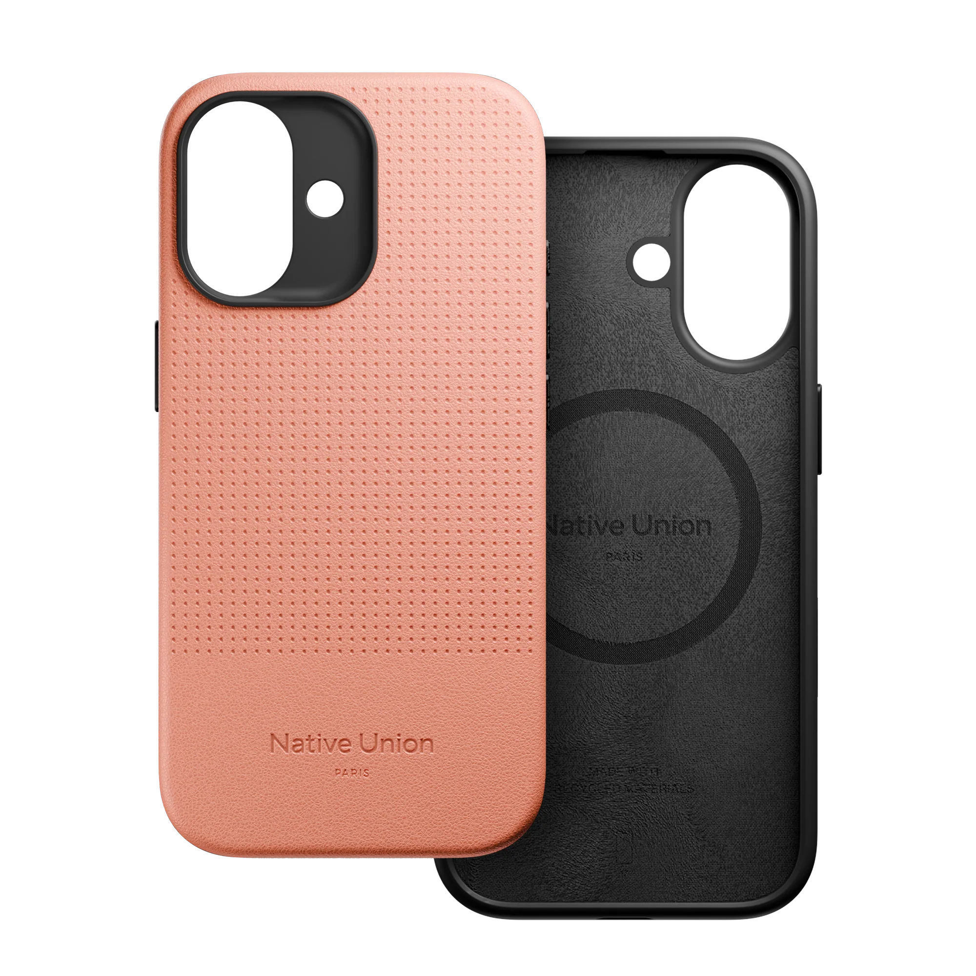 На фото изображено Чехол Native Union Active Case MagSafe для iPhone 17, персиковый