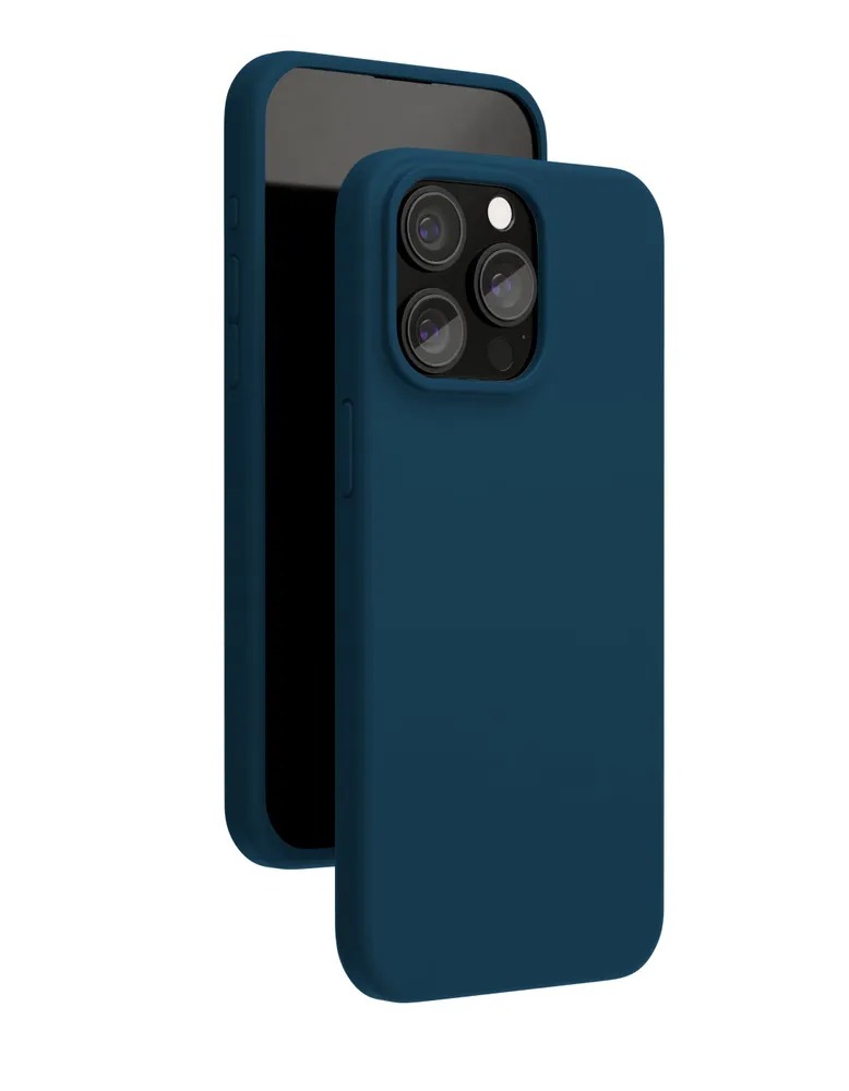 Чехол защитный VLP Aster Case с MagSafe для iPhone 15 Pro, темно-синий