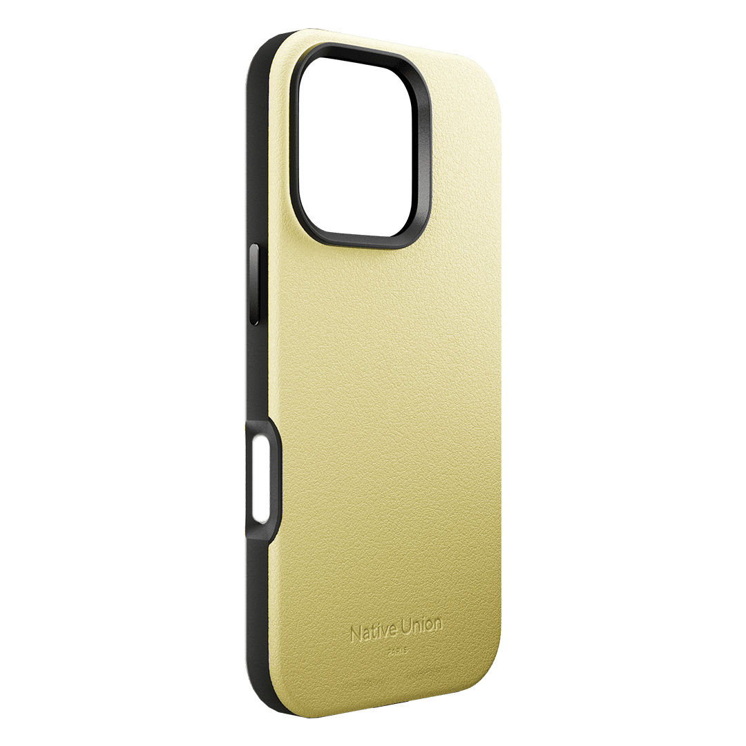 Чехол Native Union Active Case MagSafe для iPhone 16 Pro Max, лимон