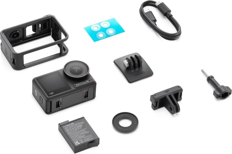 На фото изображено Экшн-камера DJI Osmo Action 4 Standard Combo