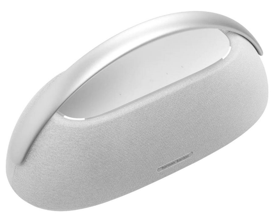 На фото изображено Колонка портативная Harman Kardon Go + Play Mini 3, серый