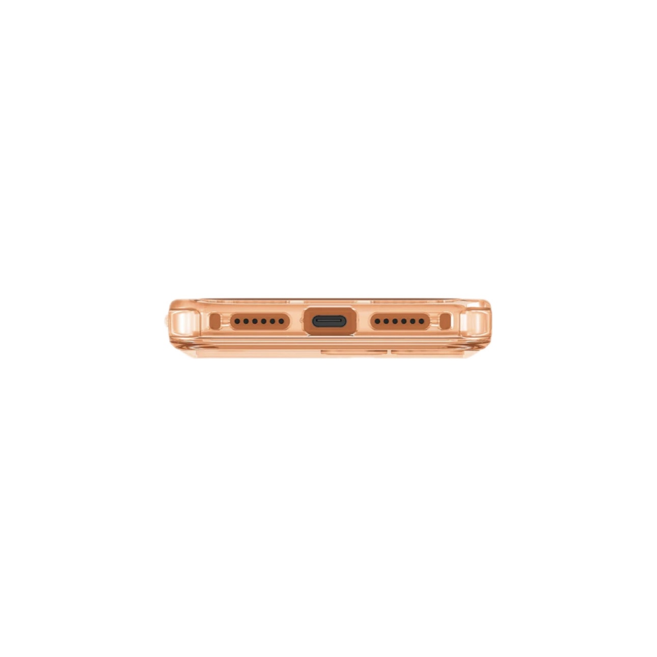 На фото изображено Uniq Lifepro Xtreme AF для iPhone 17 Pro, прозрачный/оранжевый