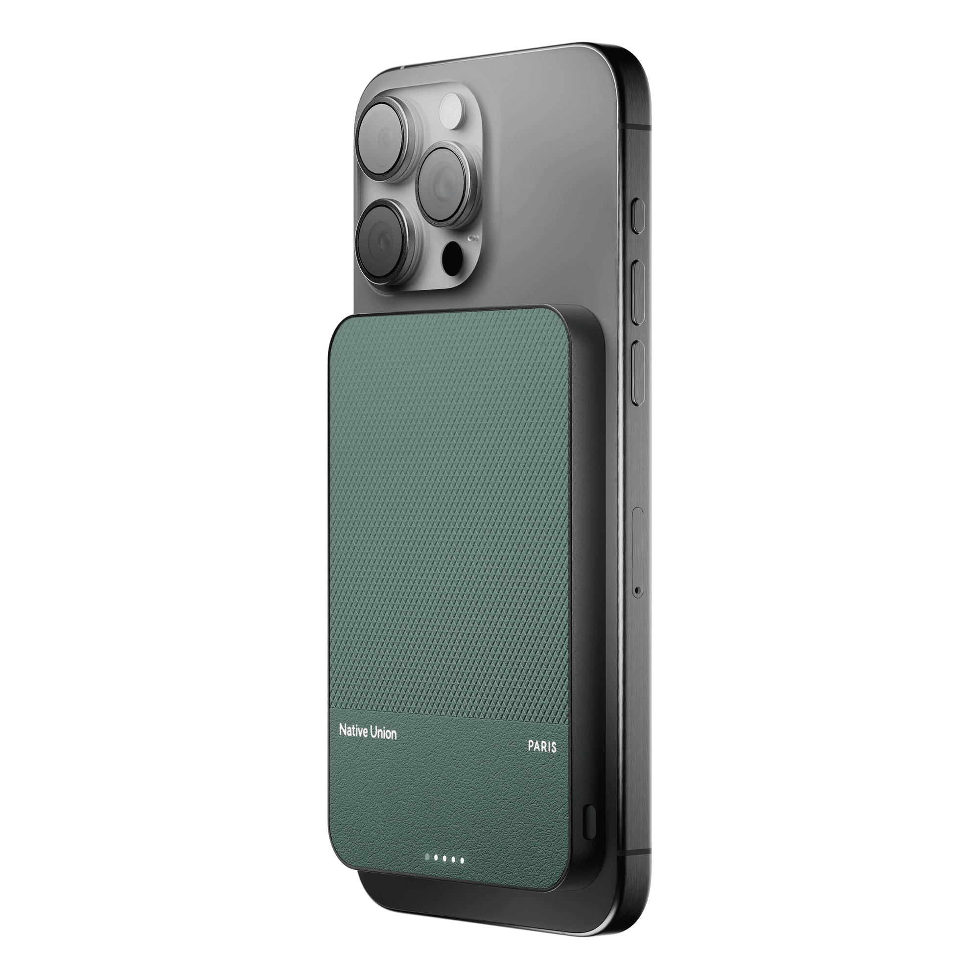 Внешний аккумулятор MagSafe Native Union (Re)Classic Power Bank 5000mAh, зеленый