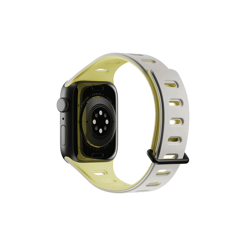 Ремешок Native Union для Apple Watch Magnetic 38/40/41мм, желтый/серый
