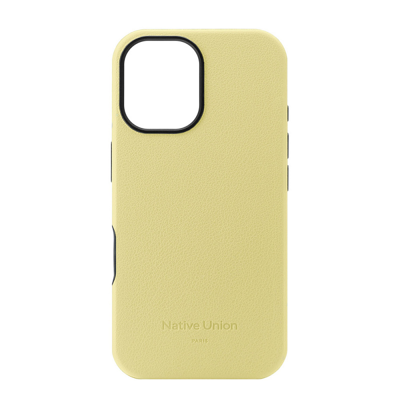 Чехол Native Union Active Case MagSafe для iPhone 16, лимон