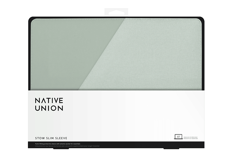 Защитный чехол Native Union Slim Sleeve для Macbook 13", светло-зеленый Защитный чехол Native Union Slim Sleeve для Macbook 13", светло-зеленый