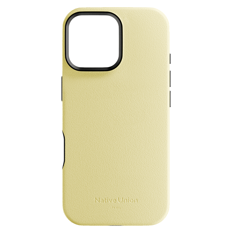 Чехол Native Union Active Case MagSafe для iPhone 16 Pro Max, лимон