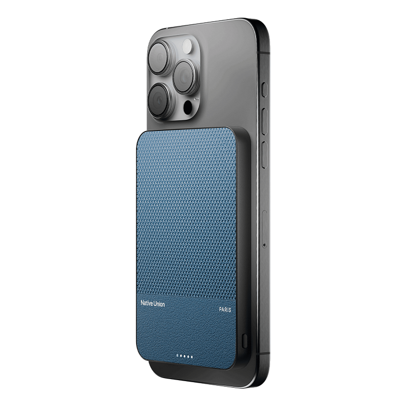 Внешний аккумулятор MagSafe Native Union (Re)Classic Power Bank 5000mAh, синий